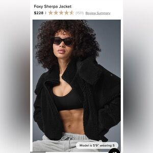 ALO Yoga Foxy Sherpa Jacket